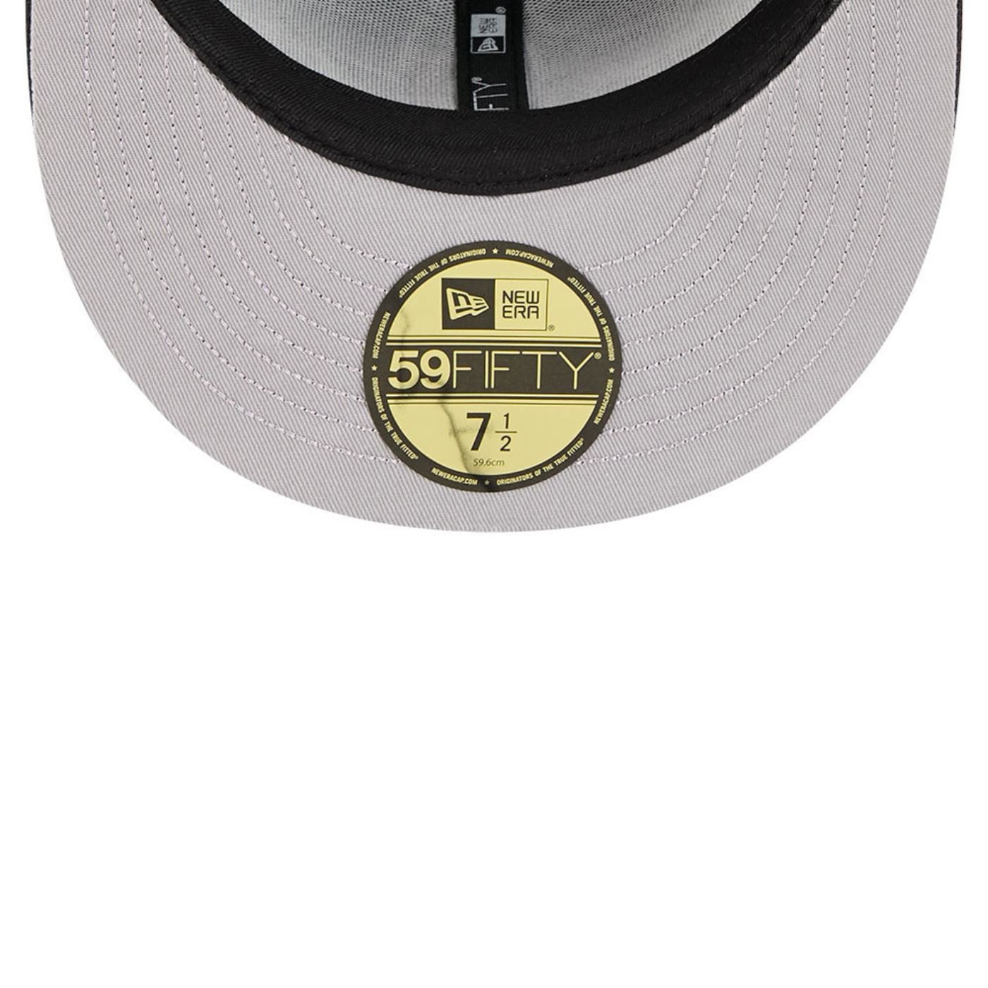 Bone New Era 59FIFTY NBA Preto Preto 7