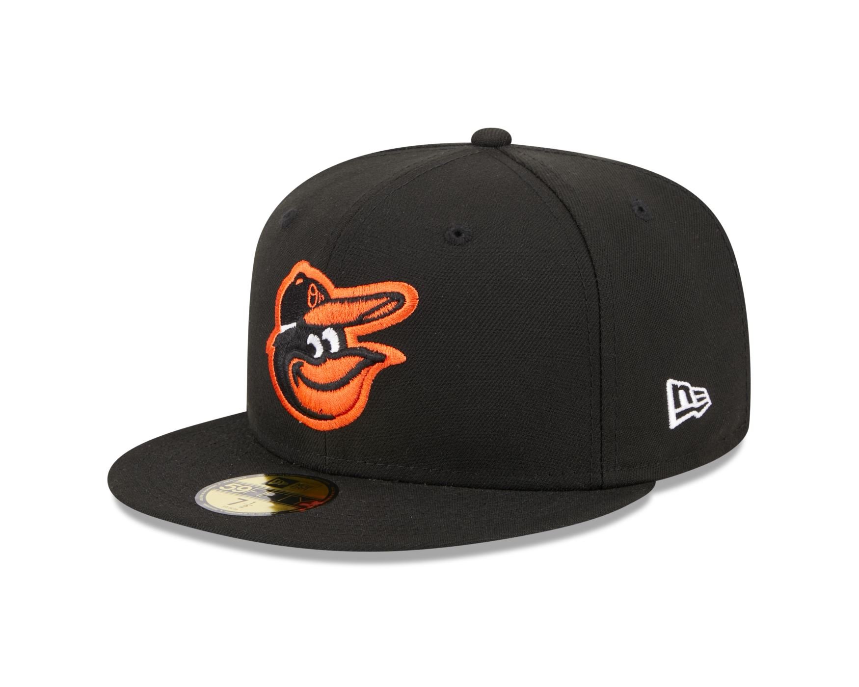 Bone New Era  59FIFTY Baltimore Orioles  Preto