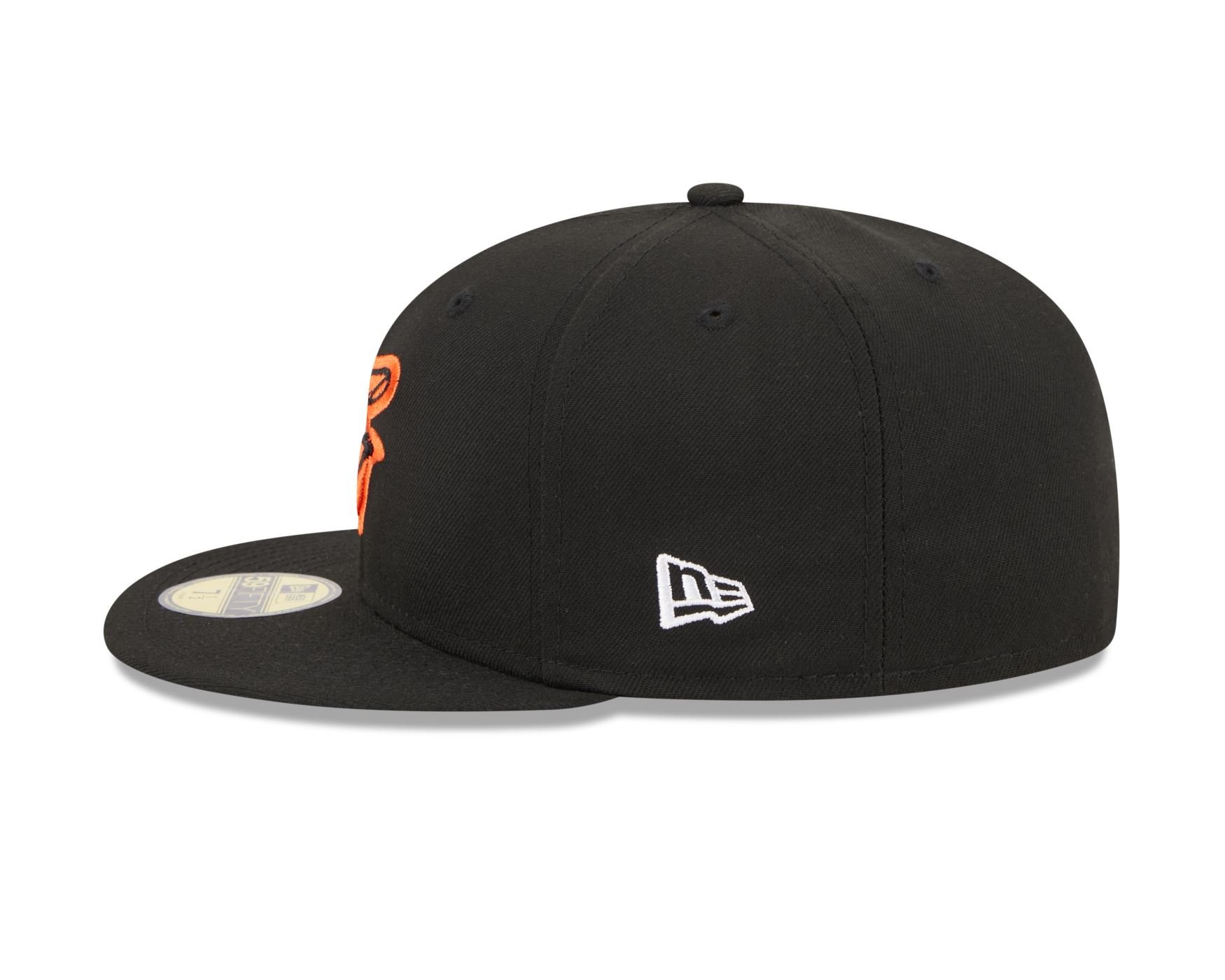 Bone New Era  59FIFTY Baltimore Orioles  Preto Preto 5