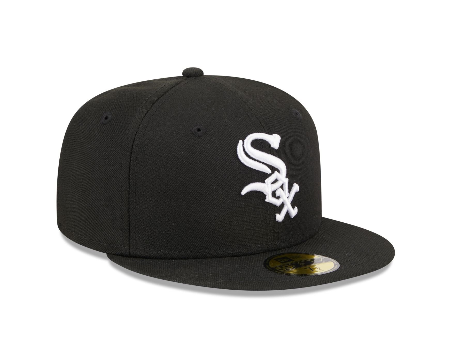 Bone New Era 59FIFTY Chicago White Sox Preto Preto 3