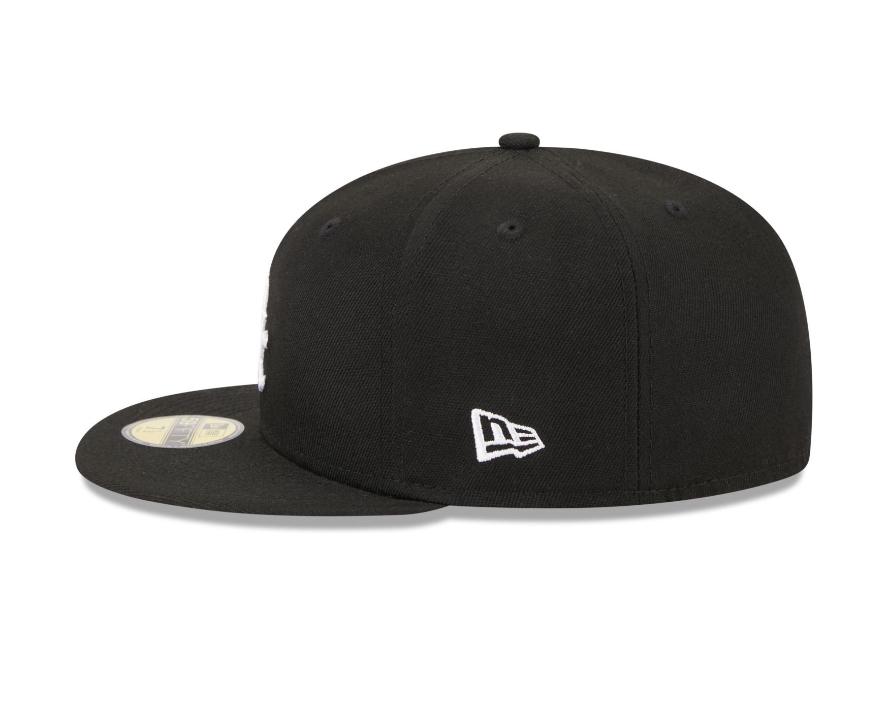 Bone New Era 59FIFTY Chicago White Sox Preto Preto 5