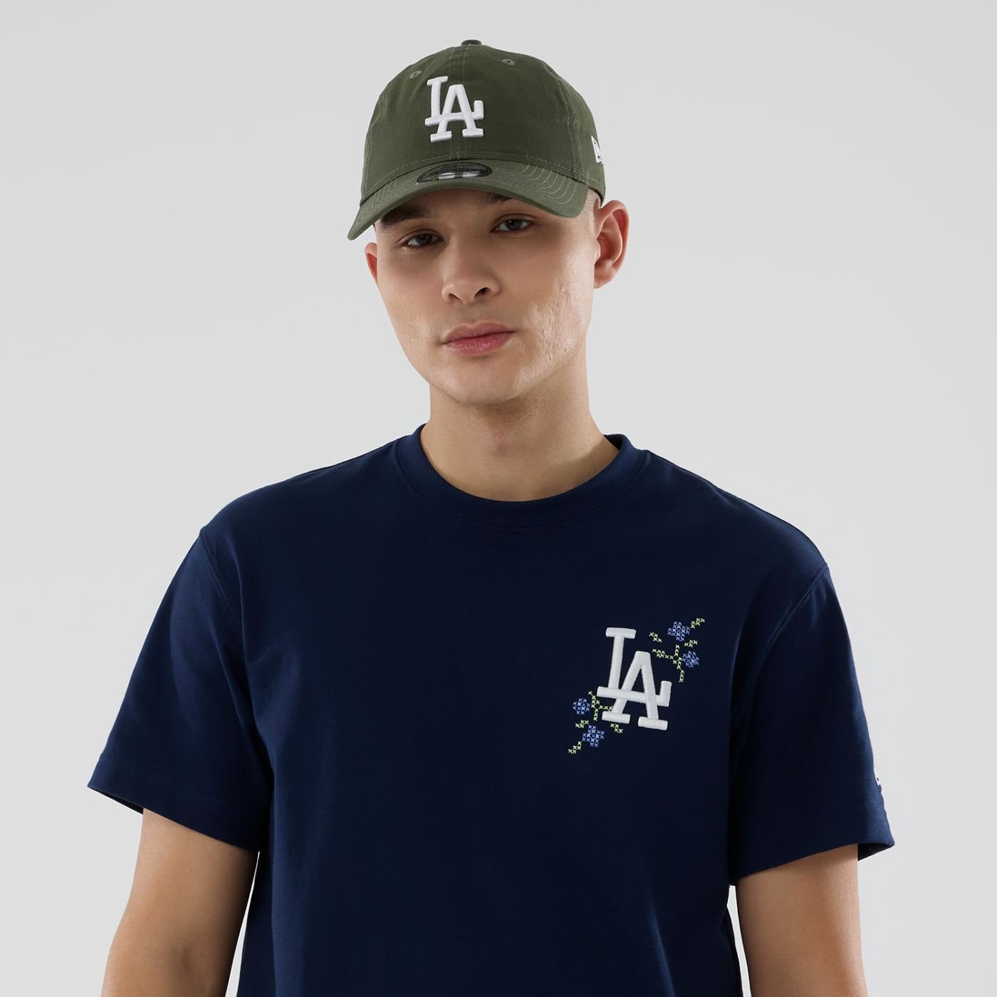 Camiseta New Era Los Angeles Dodgers Azul MLB Garden Azul Marinho 3
