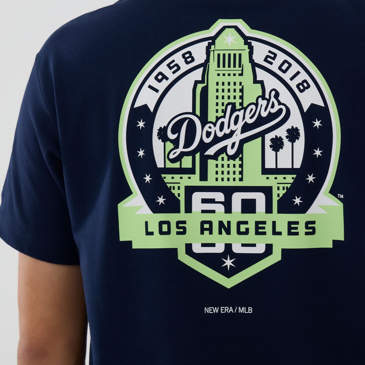 Camiseta New Era Los Angeles Dodgers Azul MLB Garden Azul Marinho 5