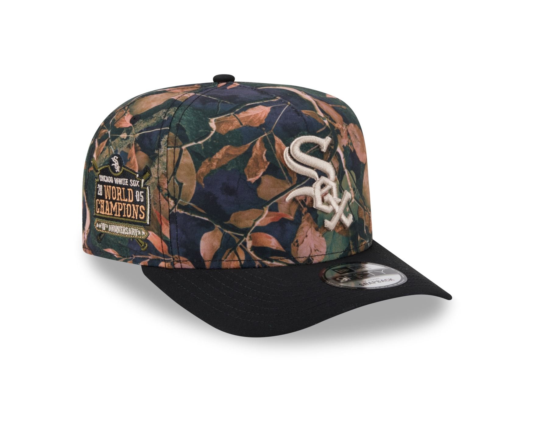 Bone New Era  9FIFTY A-Frame  Chicago White Sox Preto 3