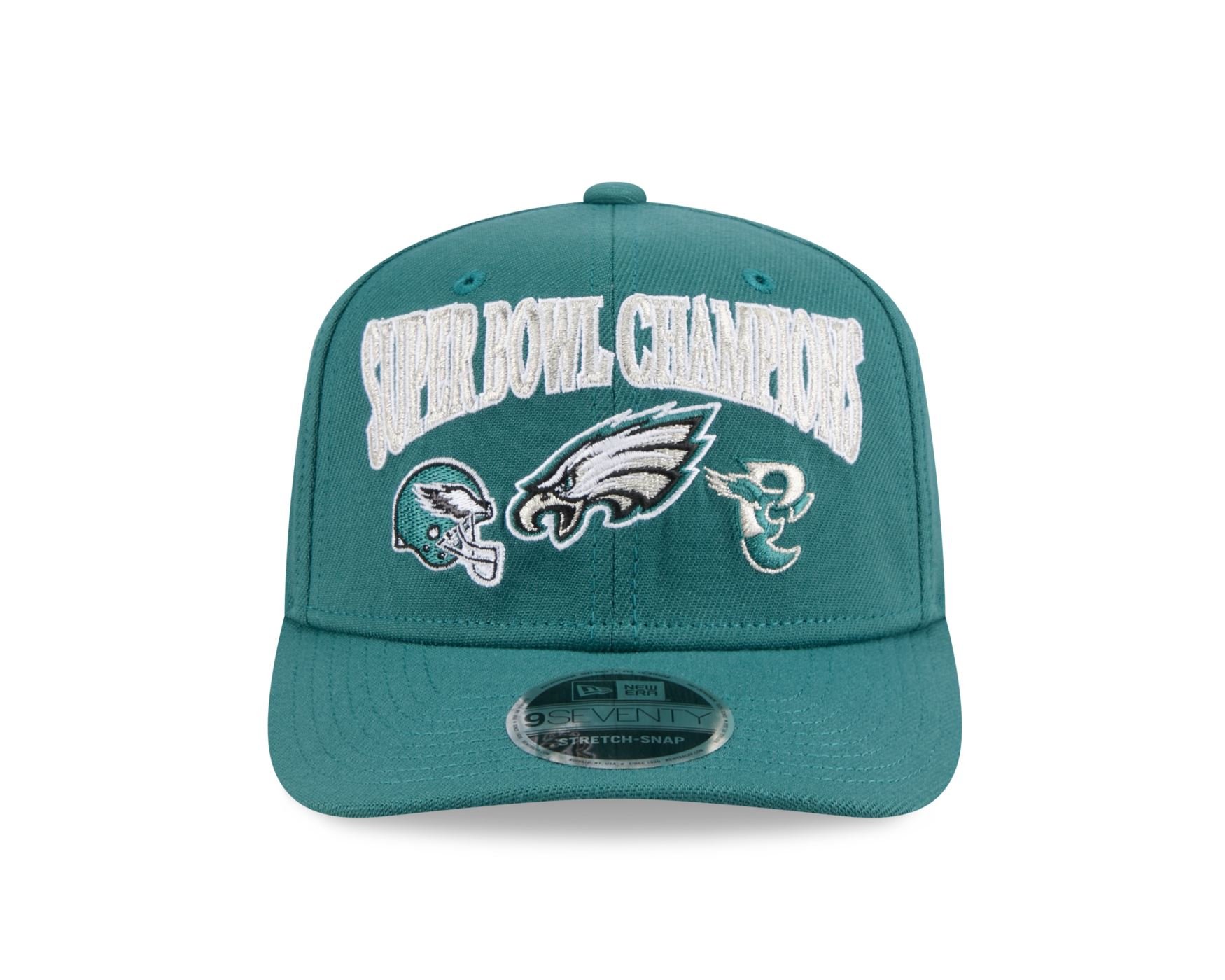 Bone New Era  9SEVENTY Stretch Snap  Philadelphia Eagles  Verde Verde 2