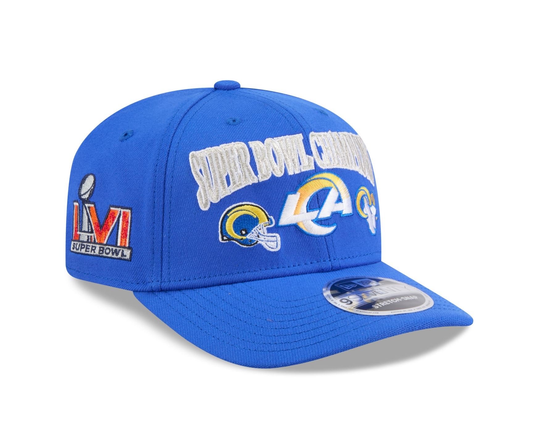 Bone New Era  9SEVENTY Stretch Snap  Los Angeles Rams Azul 3