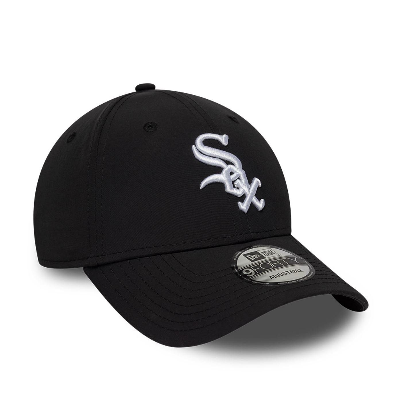 Bone New Era  9FORTY Chicago White Sox Preto Preto 3