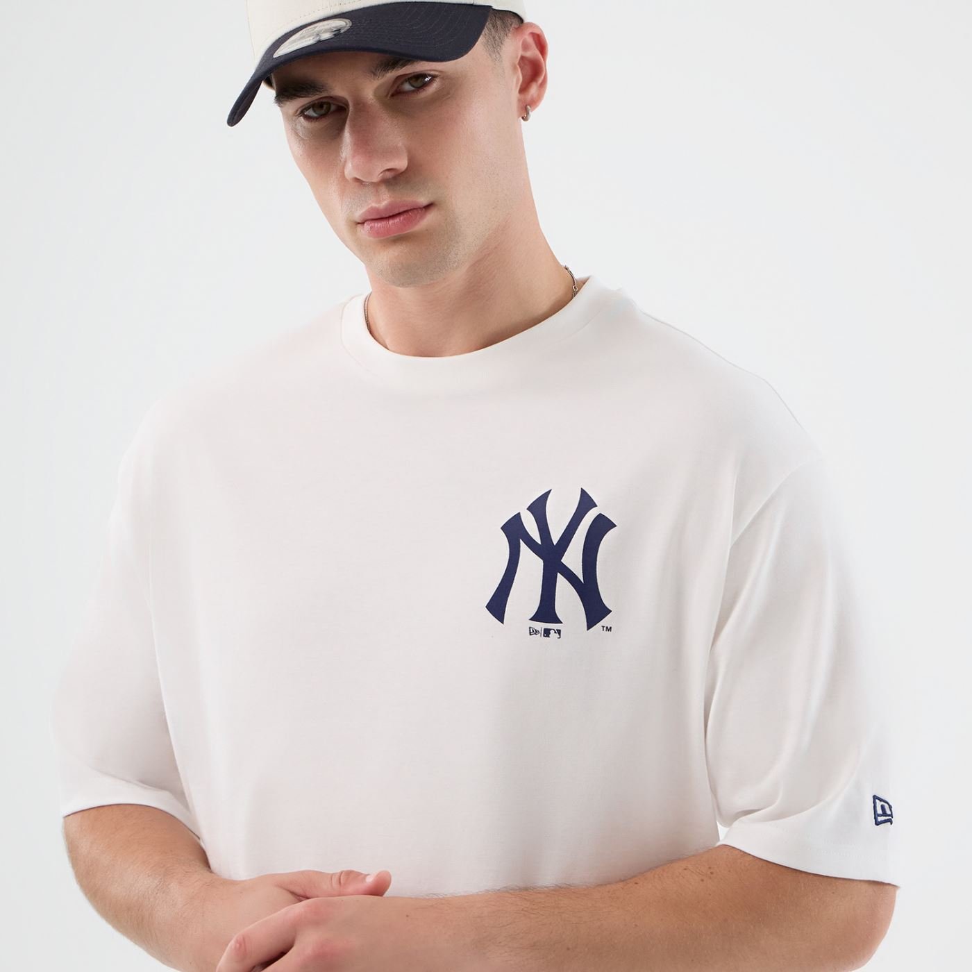 Camiseta New Era Regular  New York Yankees Branco