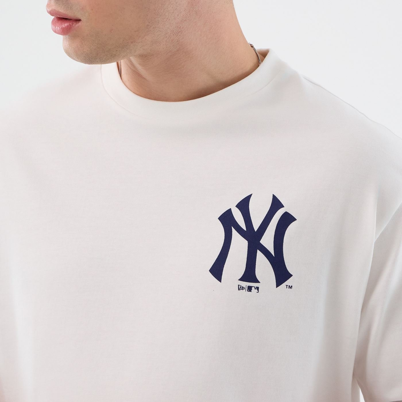 Camiseta New Era Regular  New York Yankees Branco Branco 6