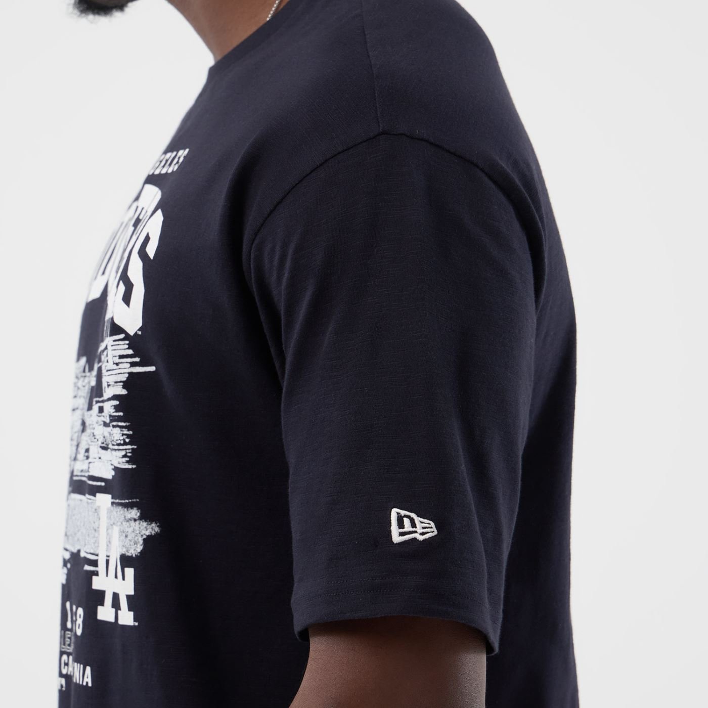 Camiseta New Era Regular  Los Angeles Dodgers  Marinho Azul Marinho 4