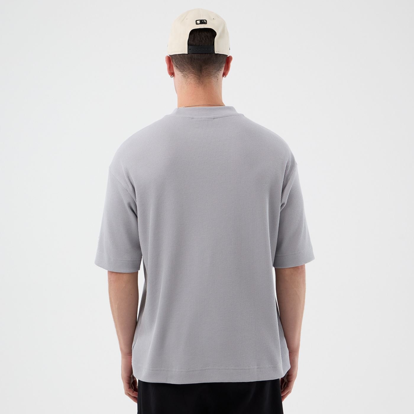 Camiseta New Era Regular  New York Mets Cinza 4