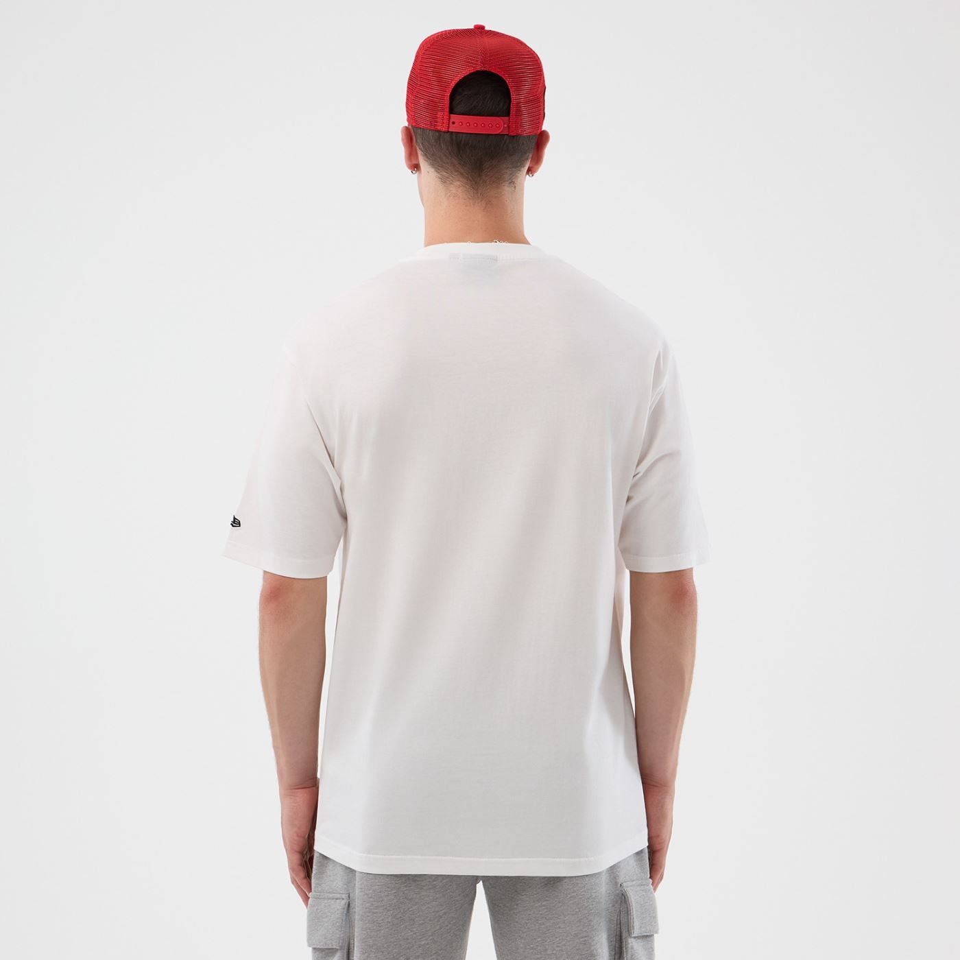 Camiseta New Era Regular  Chicago Bulls Branco Branco 3