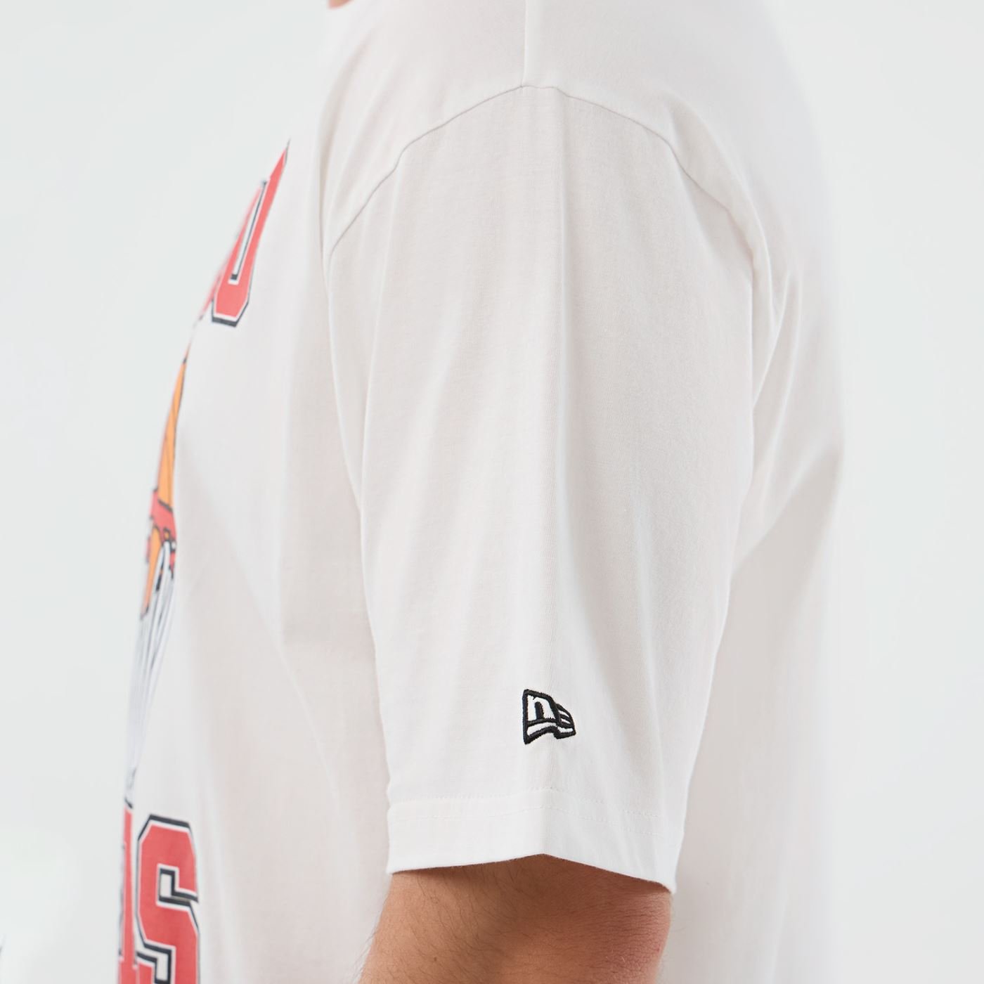 Camiseta New Era Regular  Chicago Bulls Branco Branco 5