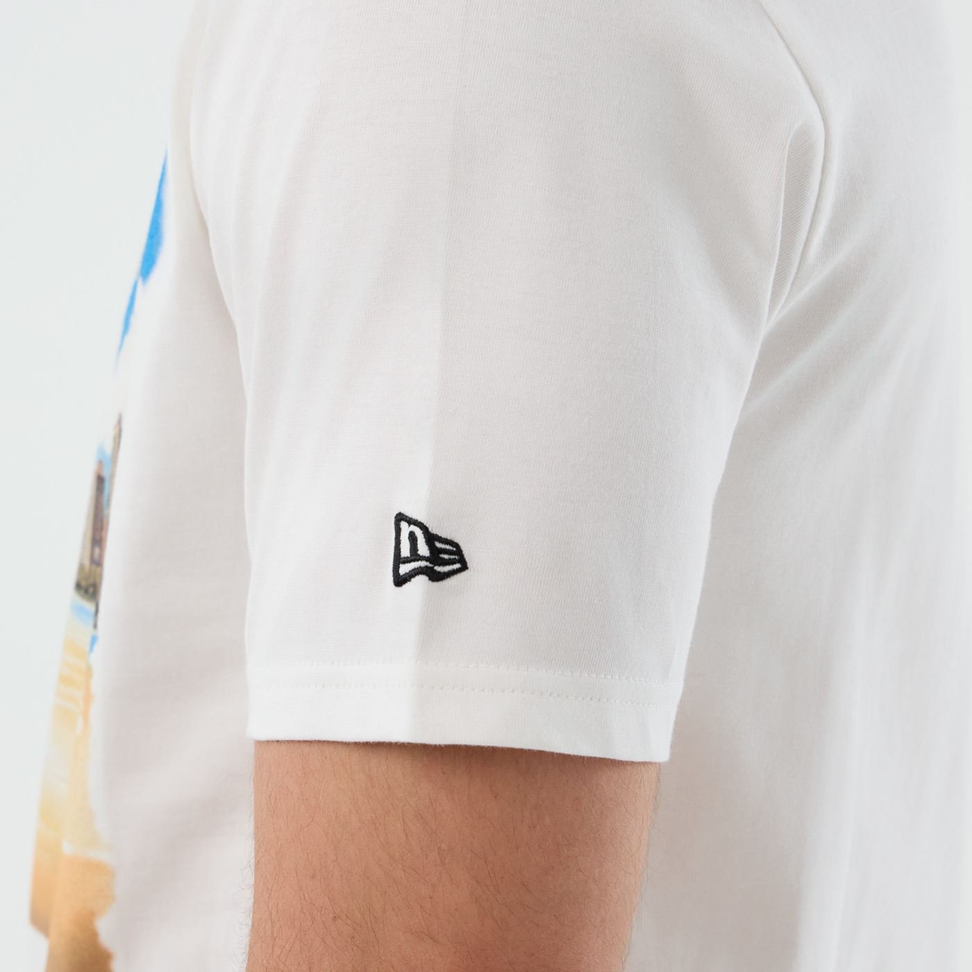 Camiseta New Era Regular Chicago Bulls Branco Branco 3