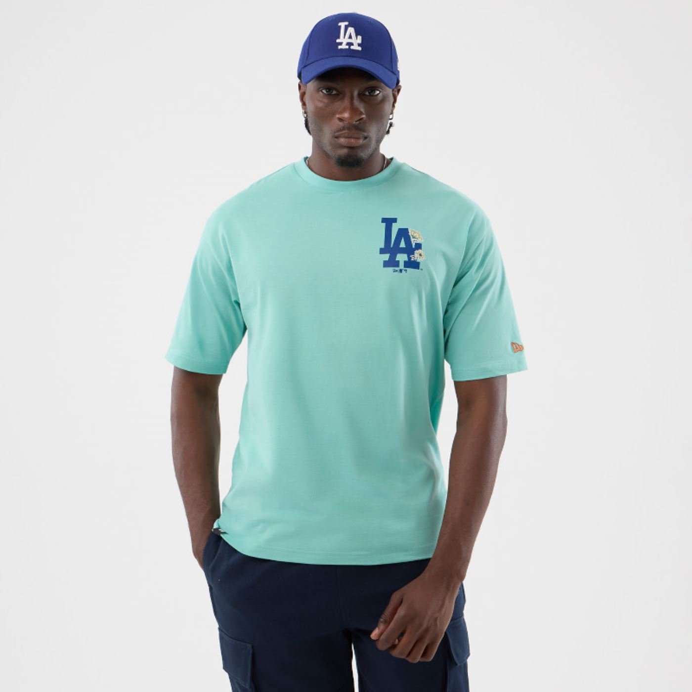 Camiseta New Era Regular  Los Angeles Dodgers  Verde
