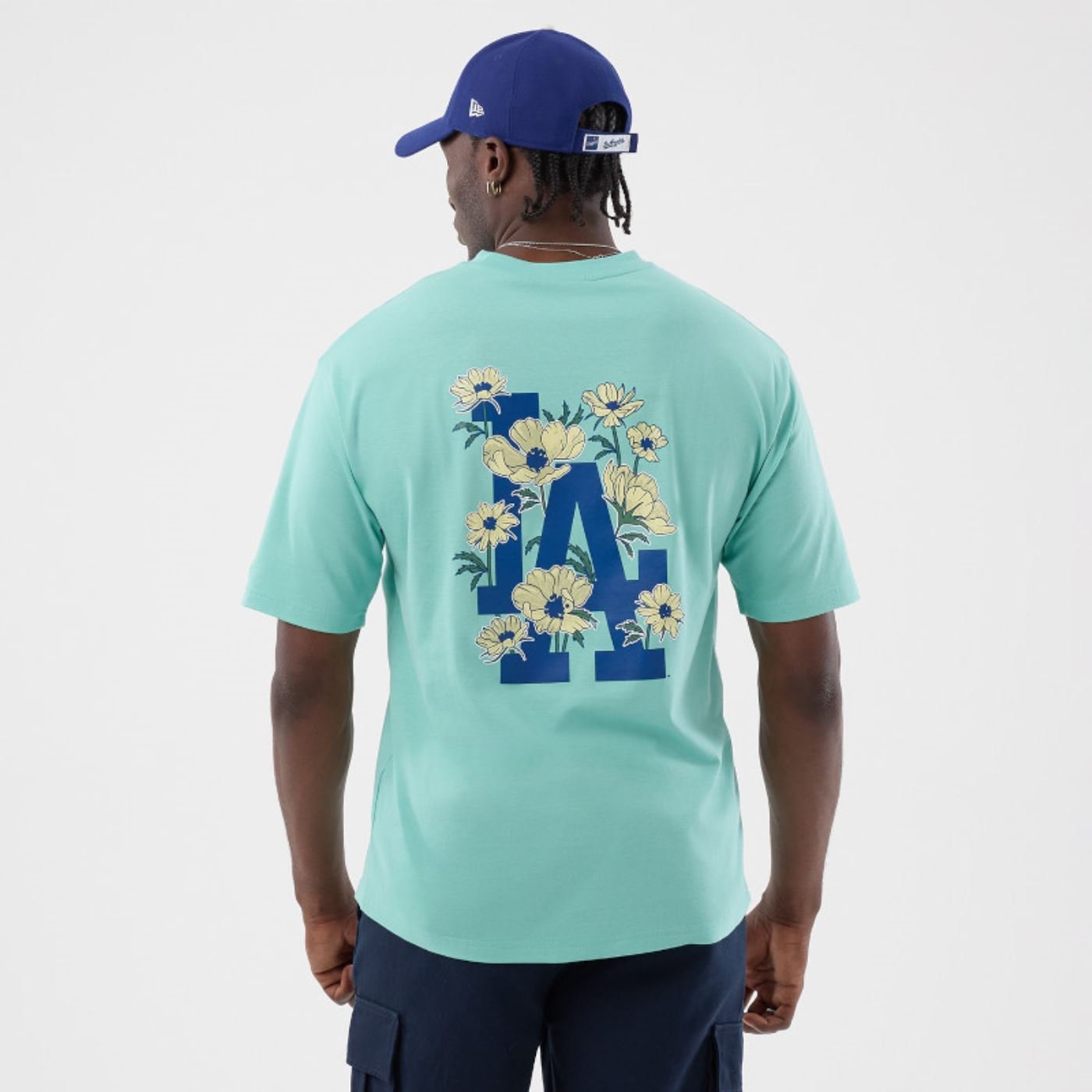 Camiseta New Era Regular  Los Angeles Dodgers  Verde Verde 5