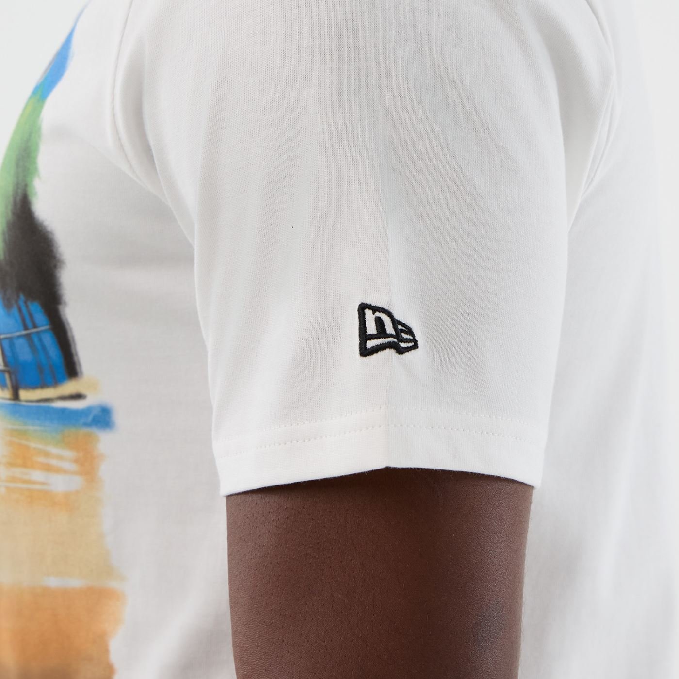 Camiseta New Era Regular  Los Angeles Lakers Branco Branco 2