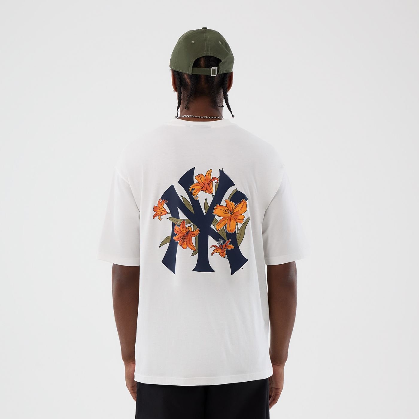 Camiseta New Era Regular  New York Yankees Branco Branco 4