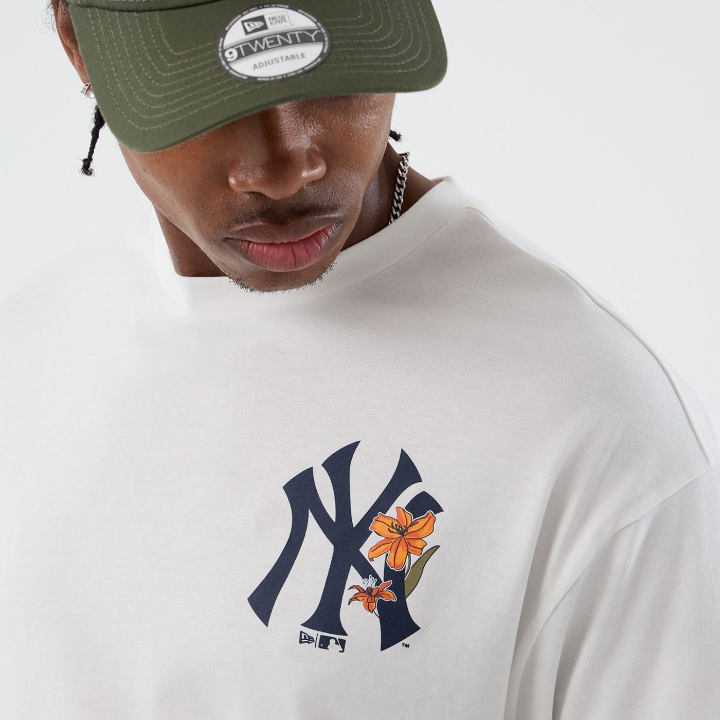 Camiseta New Era Regular  New York Yankees Branco Branco 5