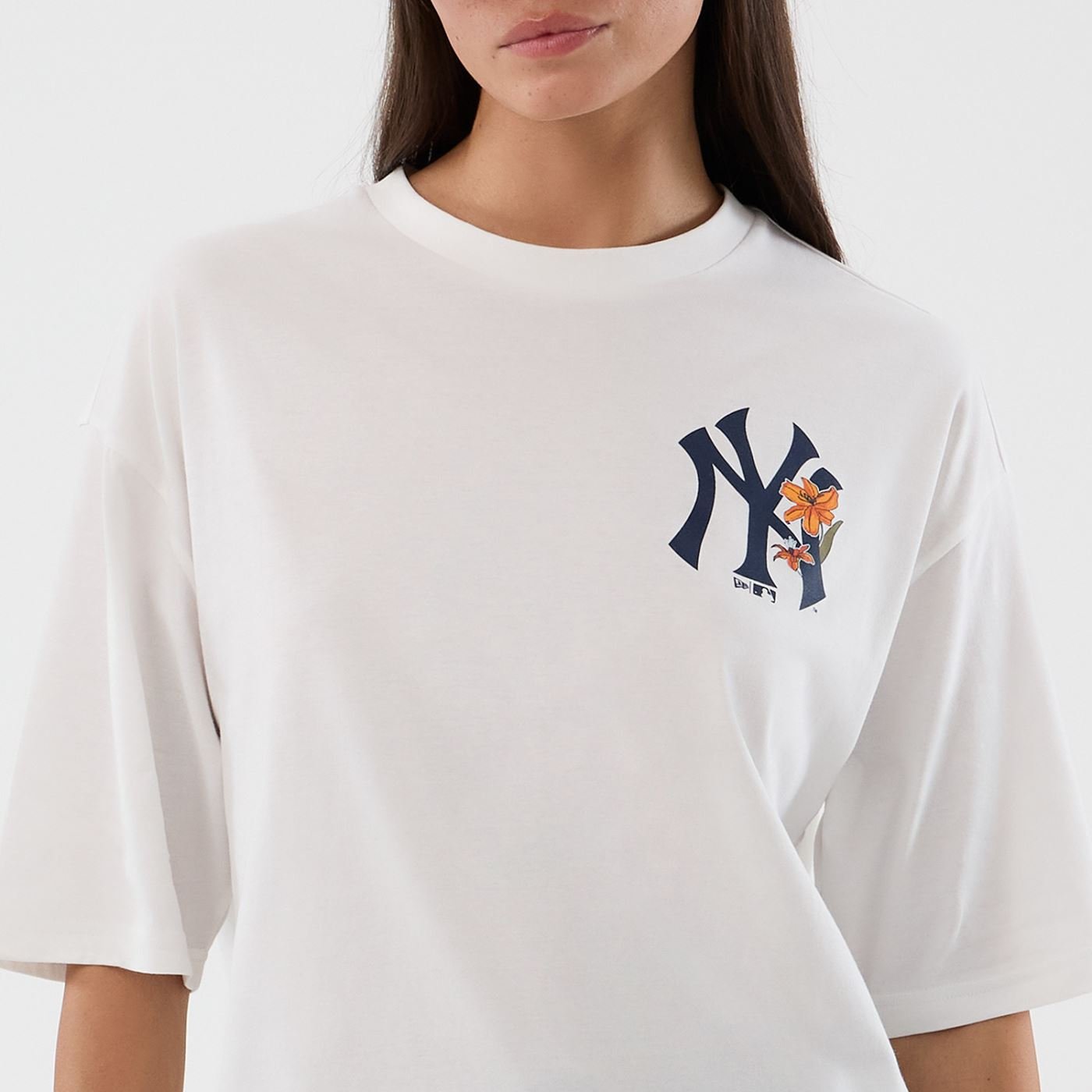 Camiseta New Era Regular  New York Yankees Branco Branco 7