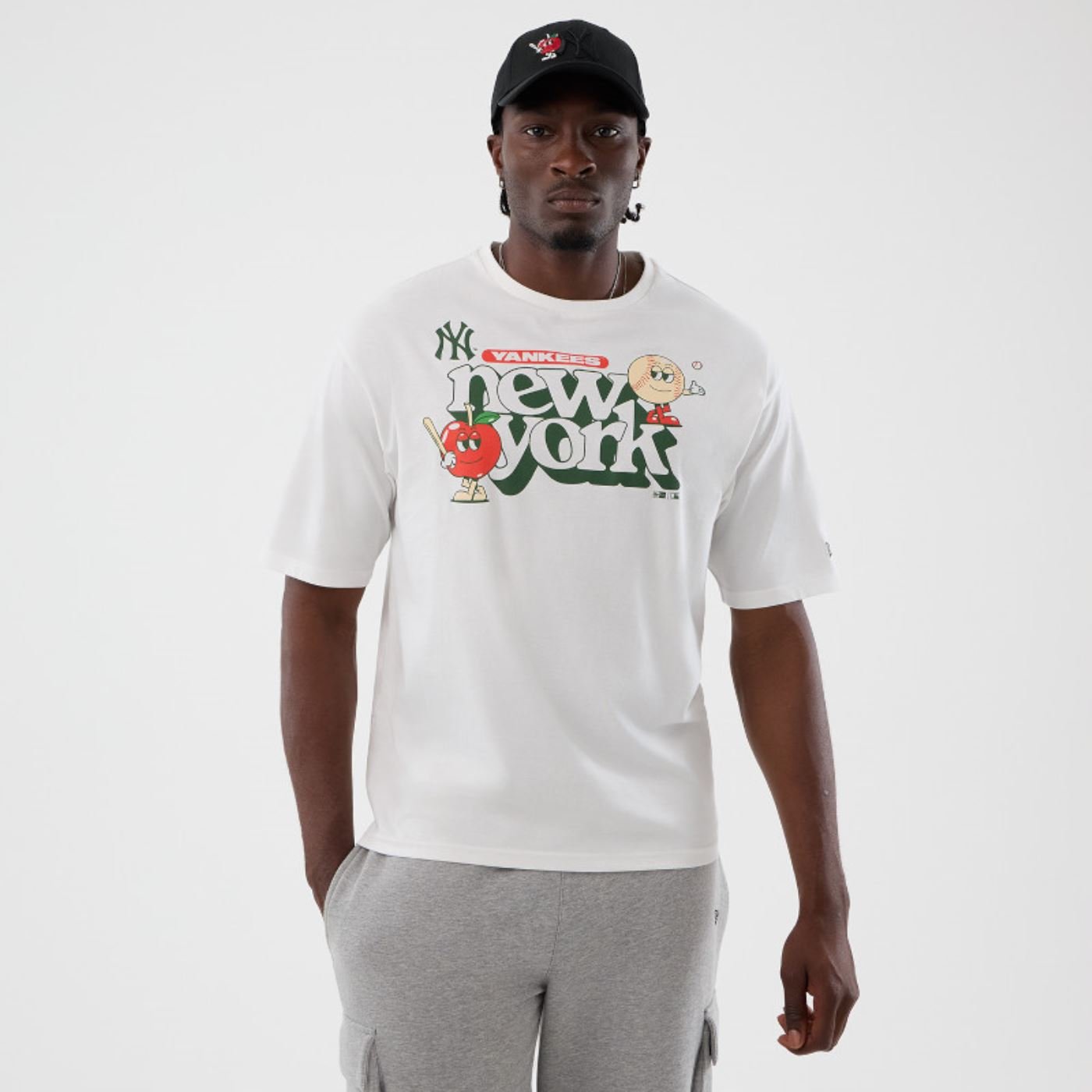 Camiseta New Era Regular  New York Yankees Branco