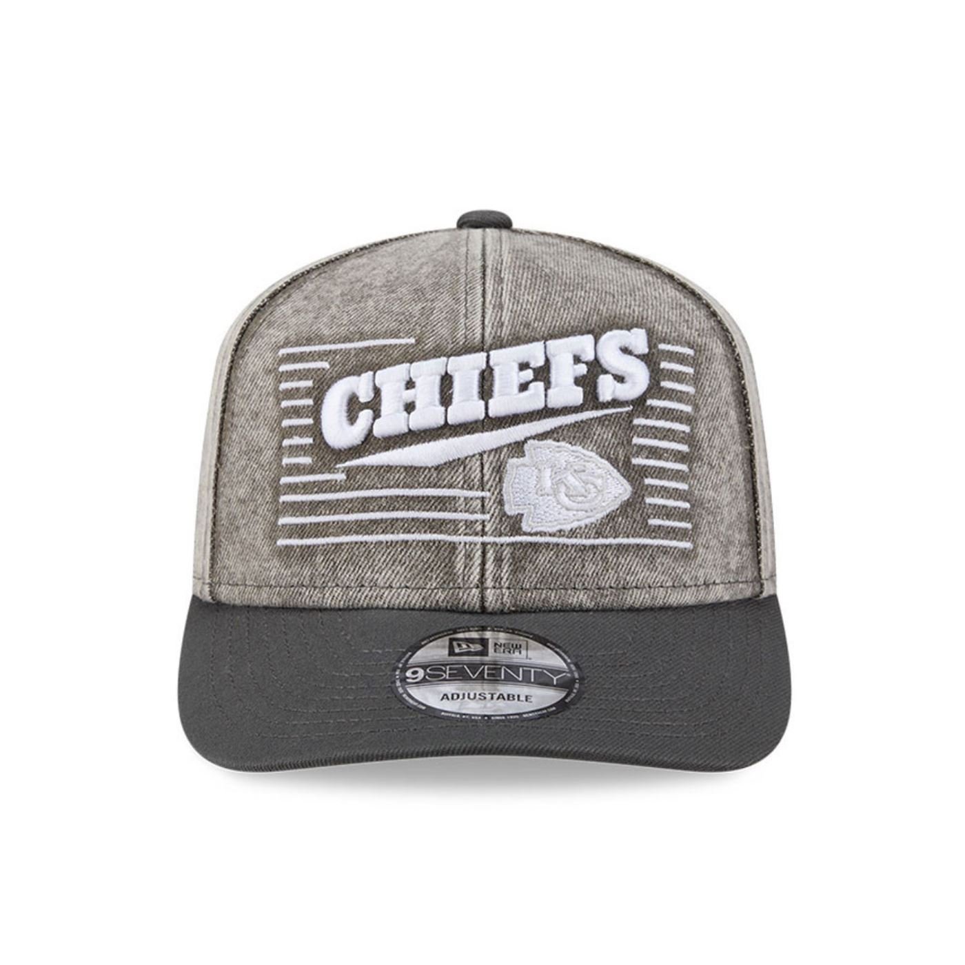 Bone New Era  9SEVENTY Kansas City Chiefs Cinza Cinza 2