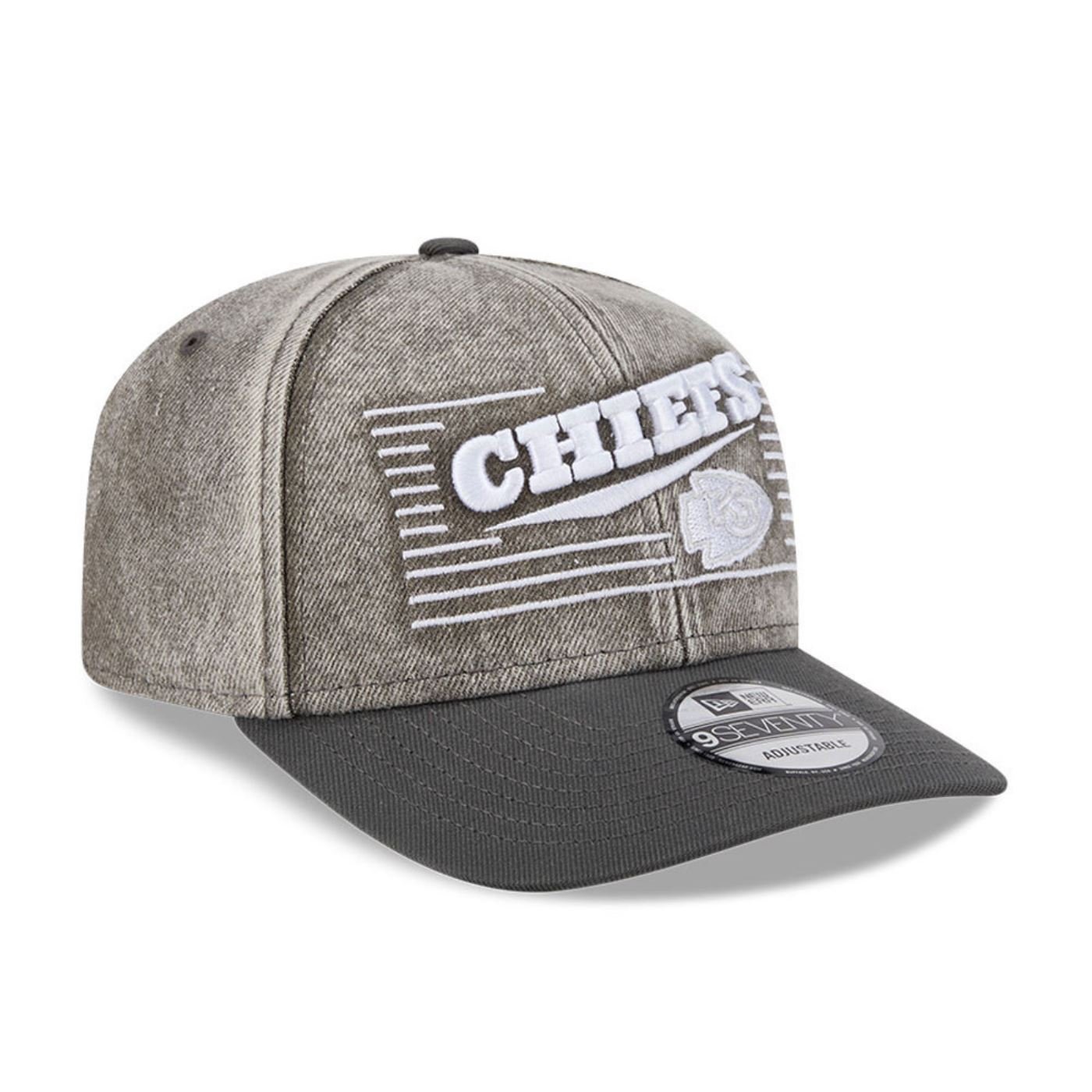 Bone New Era  9SEVENTY Kansas City Chiefs Cinza Cinza 3