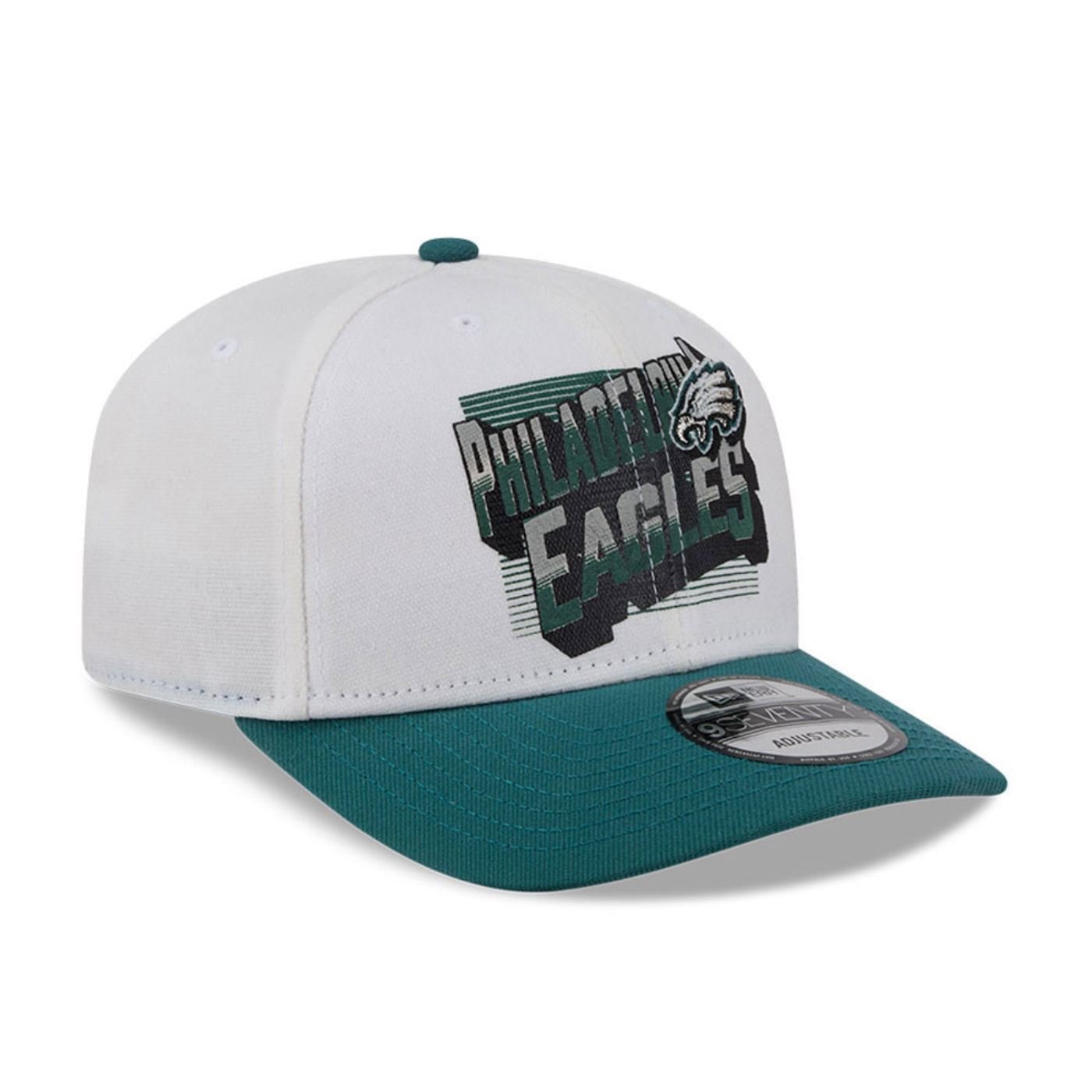 Bone New Era  9SEVENTY Philadelphia Eagles  Branco Branco 3