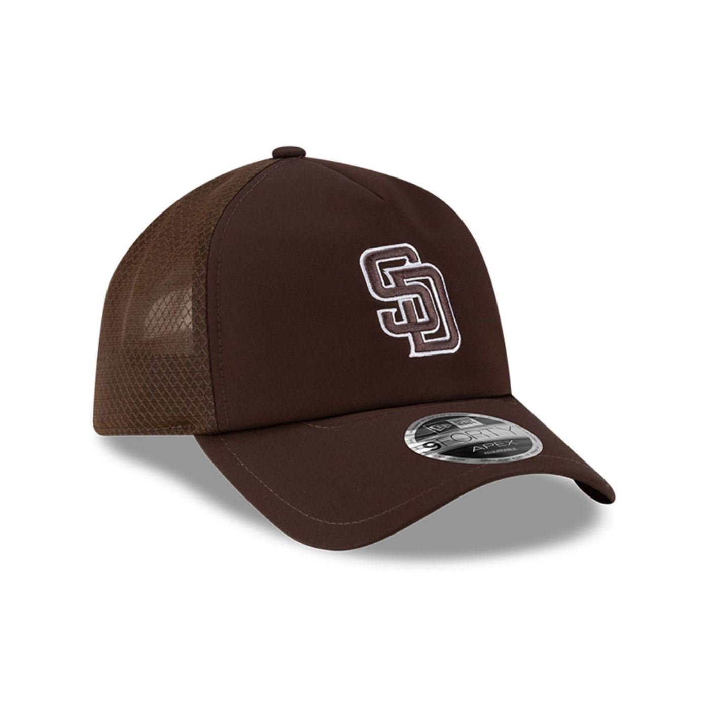 Bone New Era  9FORTY Apex San Diego Padres Marrom Marrom 3