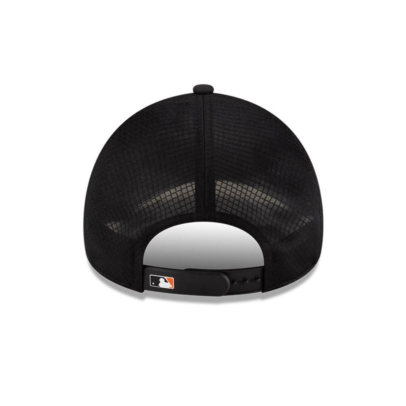 Bone New Era  9FORTY Apex San Francisco Giants  Preto Preto 4