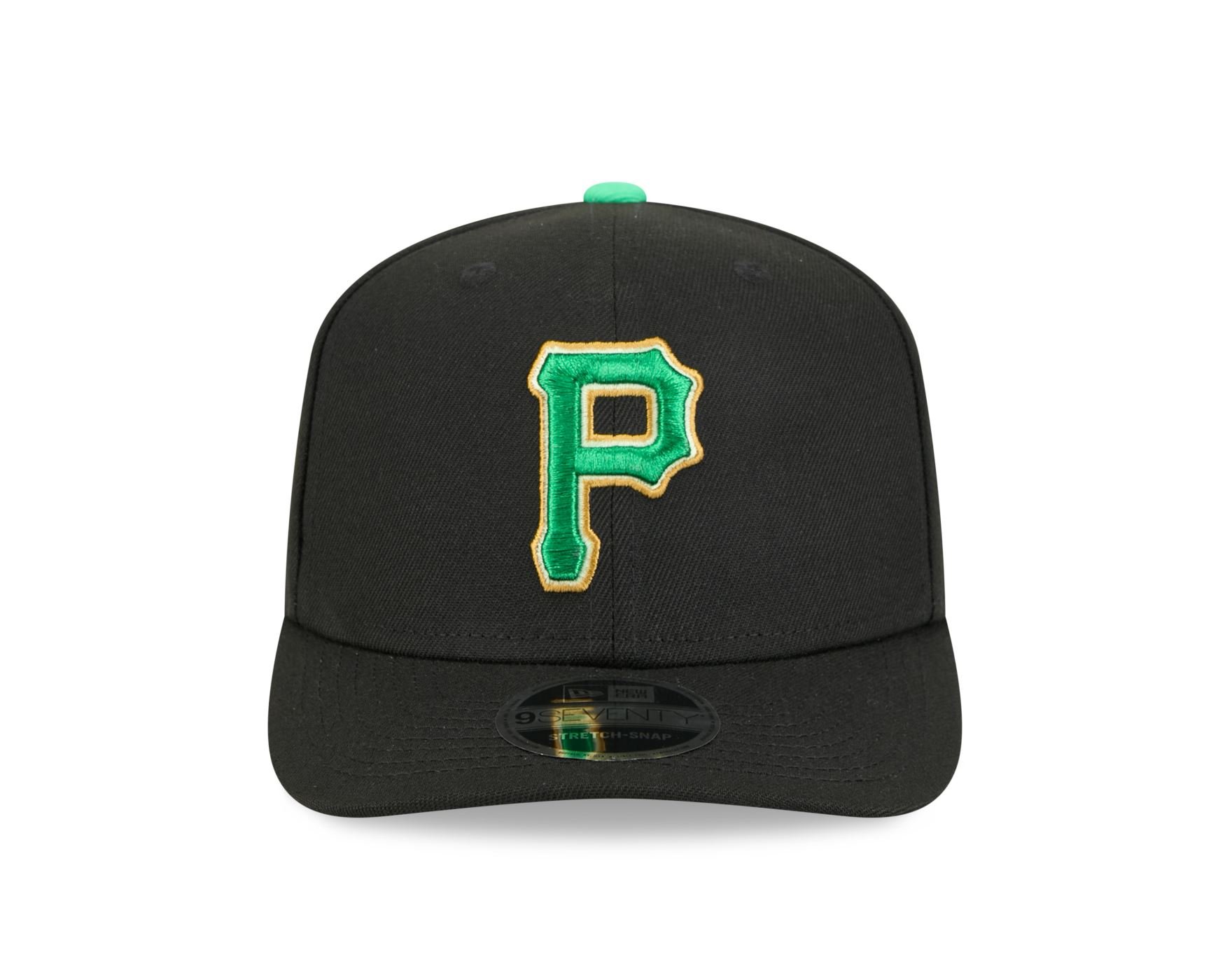 Bone New Era 9SEVENTY Stretch Snap Pittsburgh Pirates Preto 2