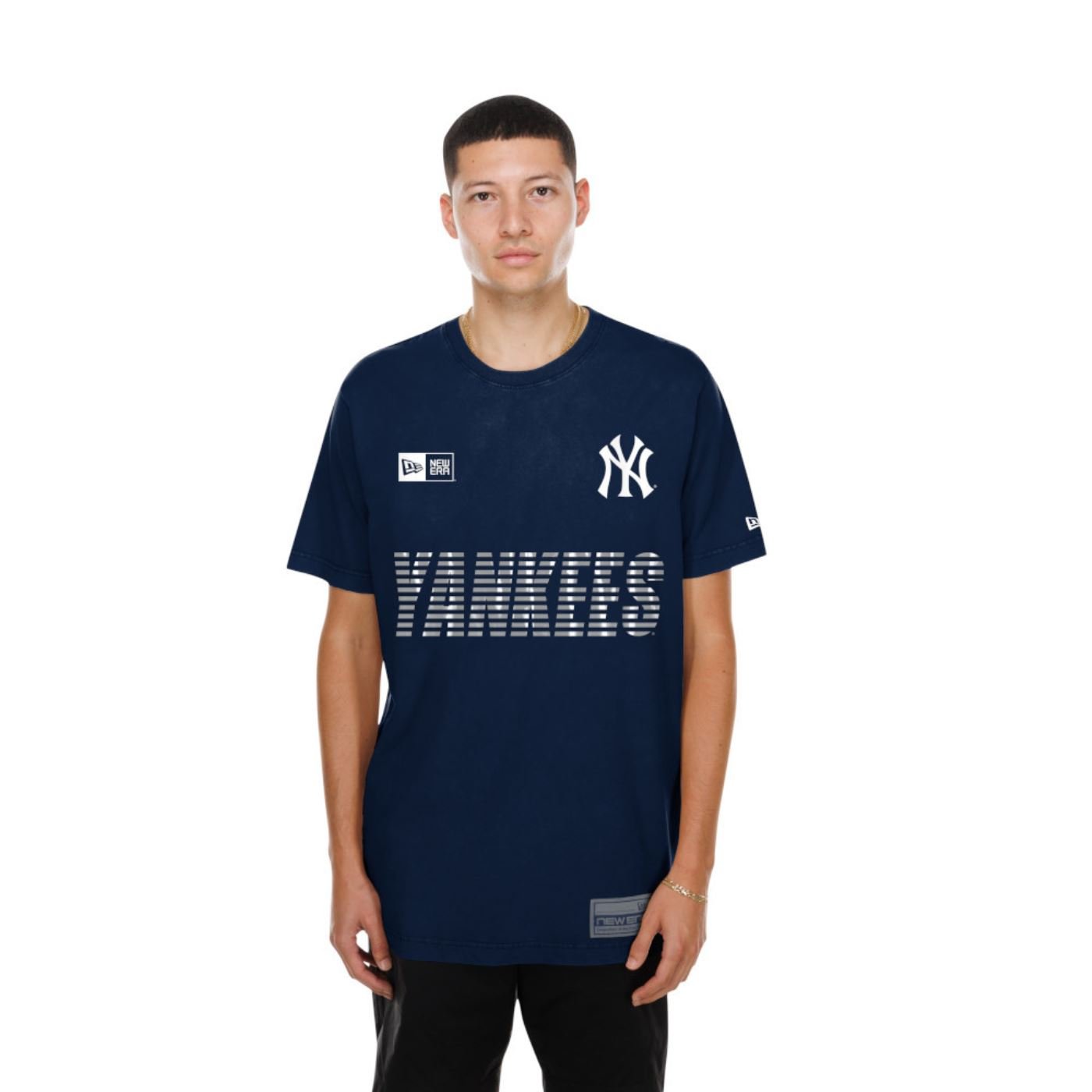 Camiseta New Era Regular  New York Yankees Marinho Azul Marinho 4