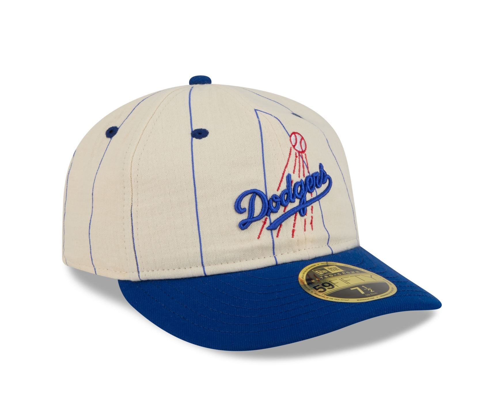Bone New Era 59FIFTY Los Angeles Dodgers MLB Bege 3