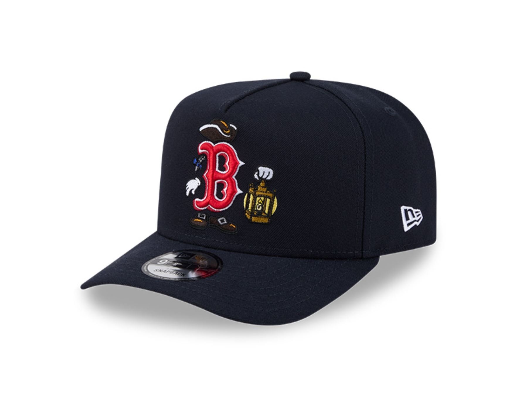 Bone New Era  9FIFTY A-Frame  Boston Red Sox Marinho