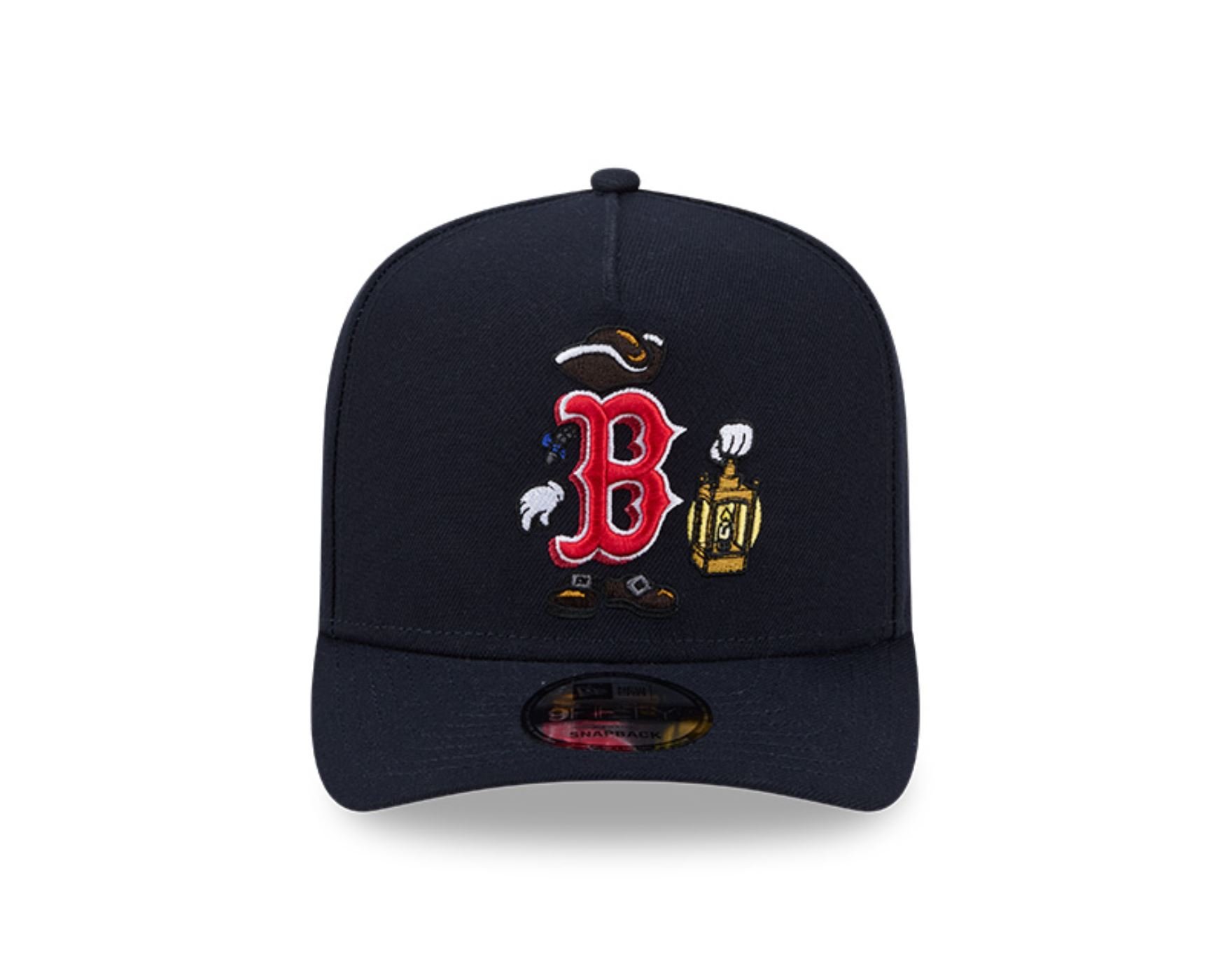 Bone New Era  9FIFTY A-Frame  Boston Red Sox Marinho Azul Marinho 2
