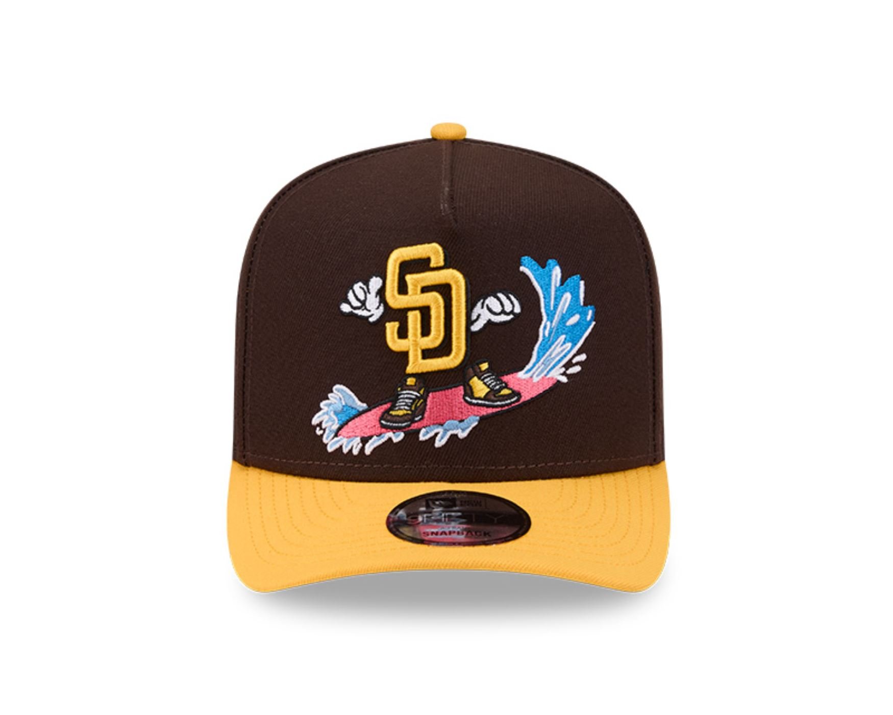 Bone New Era  9FIFTY A-Frame  San Diego Padres Marrom Marrom 2