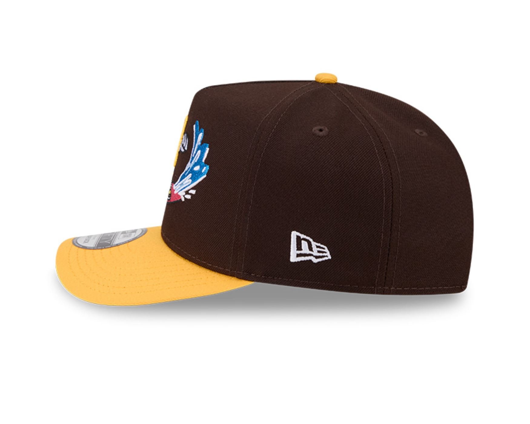 Bone New Era  9FIFTY A-Frame  San Diego Padres Marrom Marrom 3