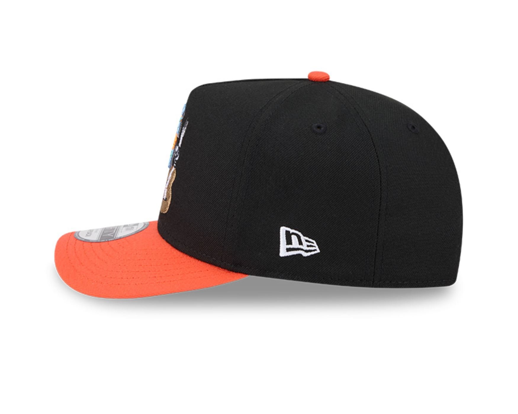 Bone New Era  9FIFTY A-Frame  San Francisco Giants  Preto Preto 3