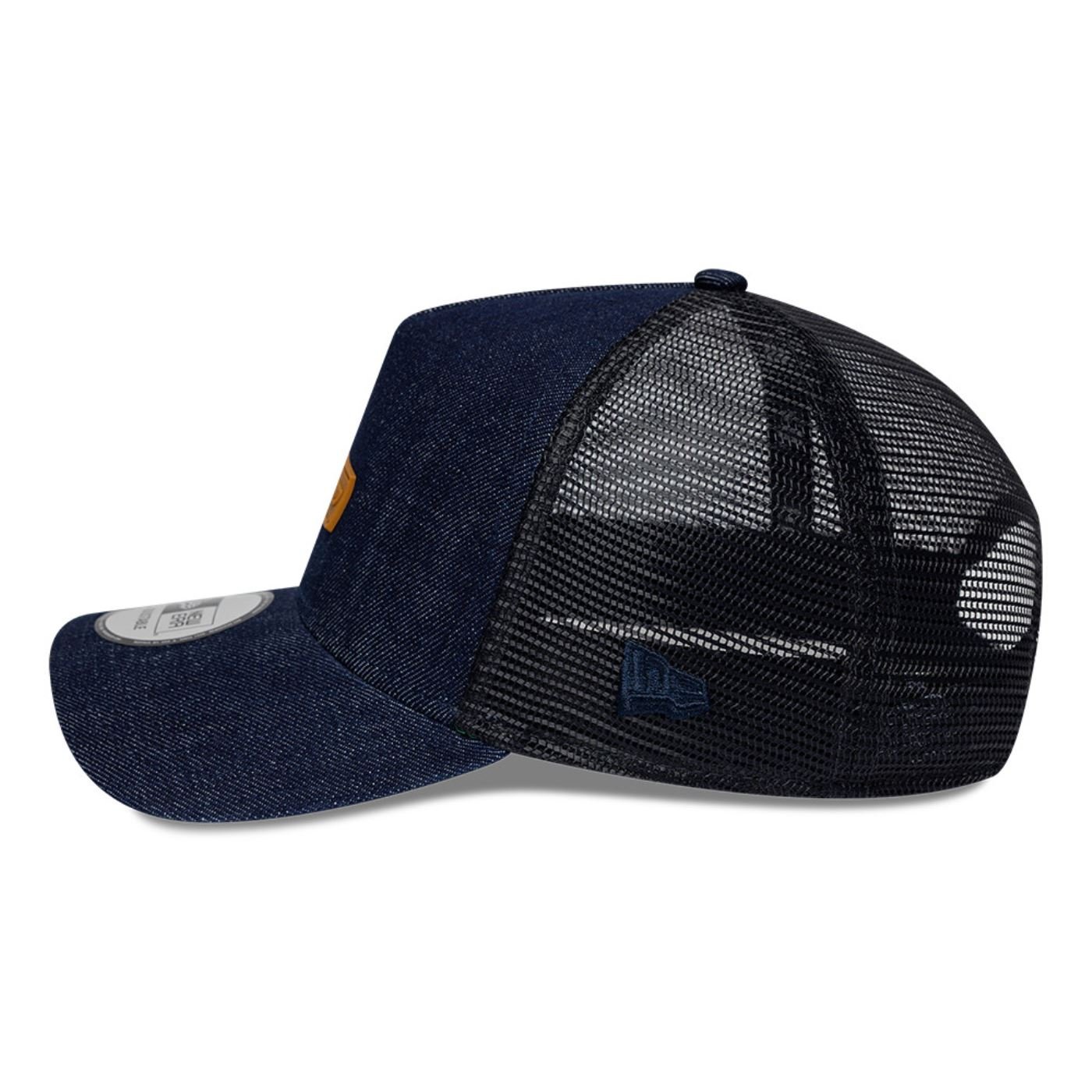 Bone New Era  9FORTY A-Frame Trucker New Era Azul 5