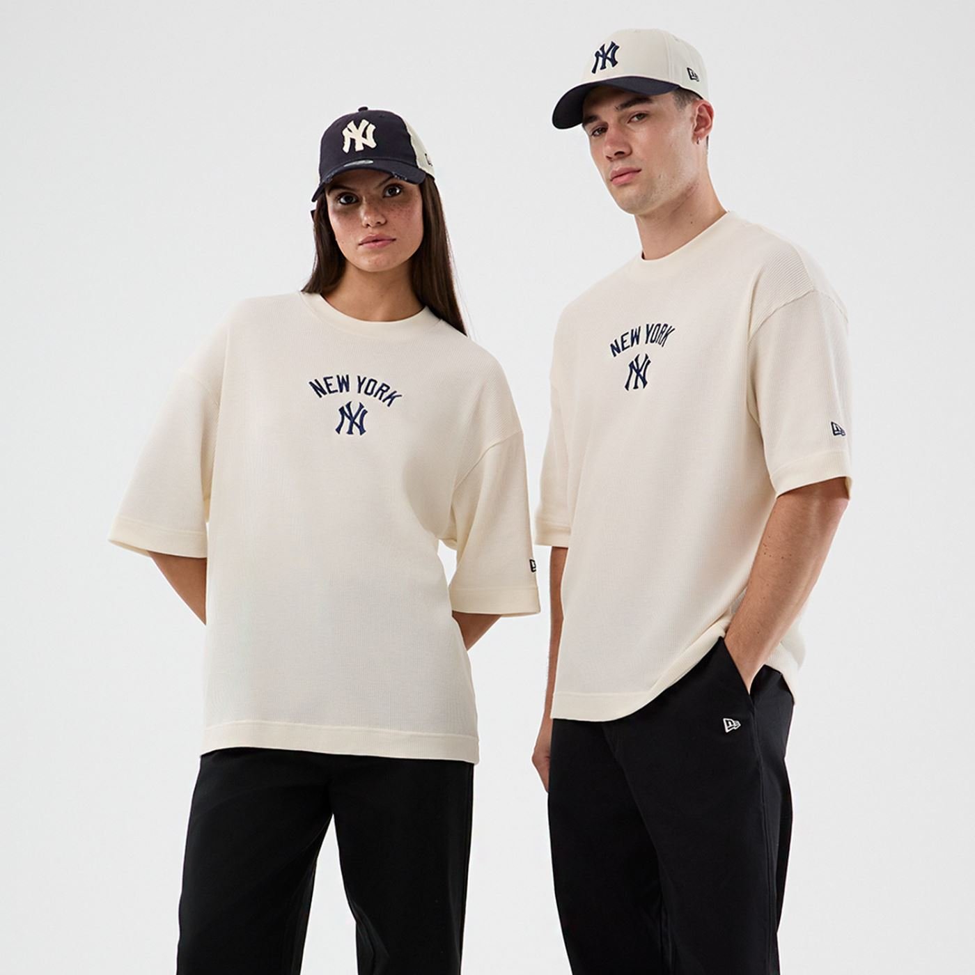 Camiseta New Era Regular  New York Yankees Off White Off White 2