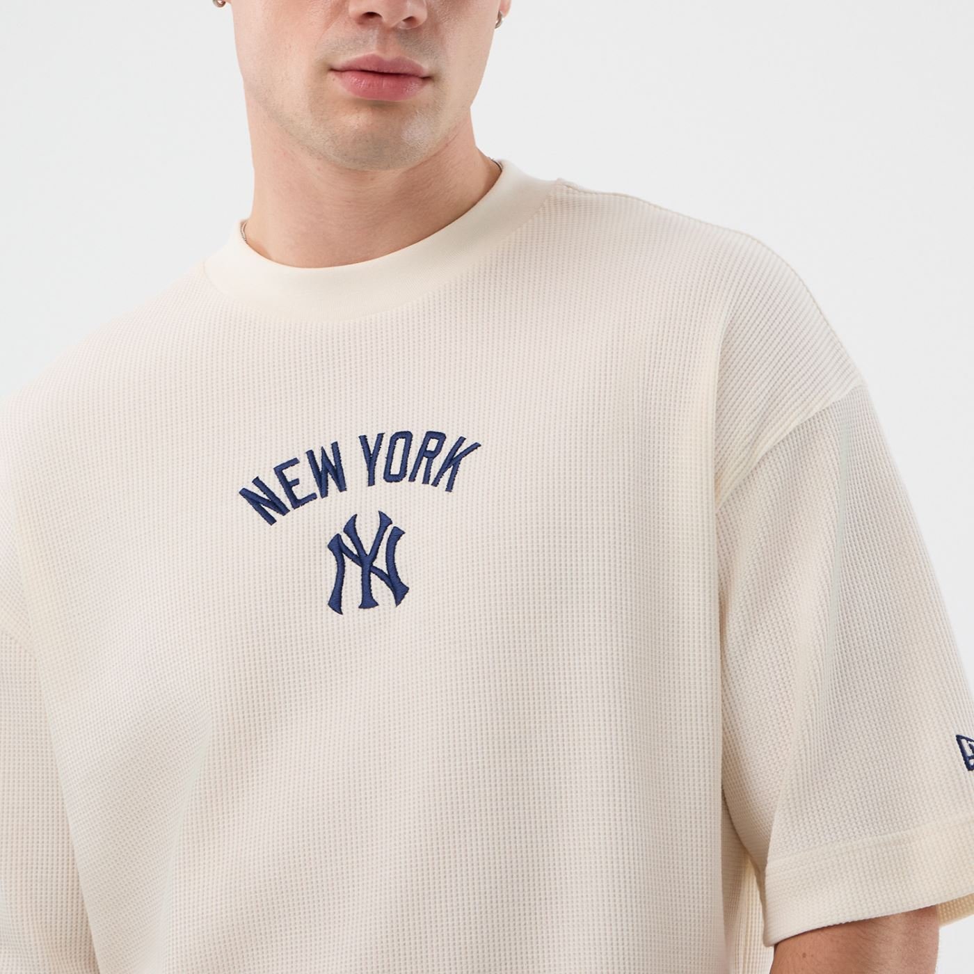 Camiseta New Era Regular  New York Yankees Off White Off White 3