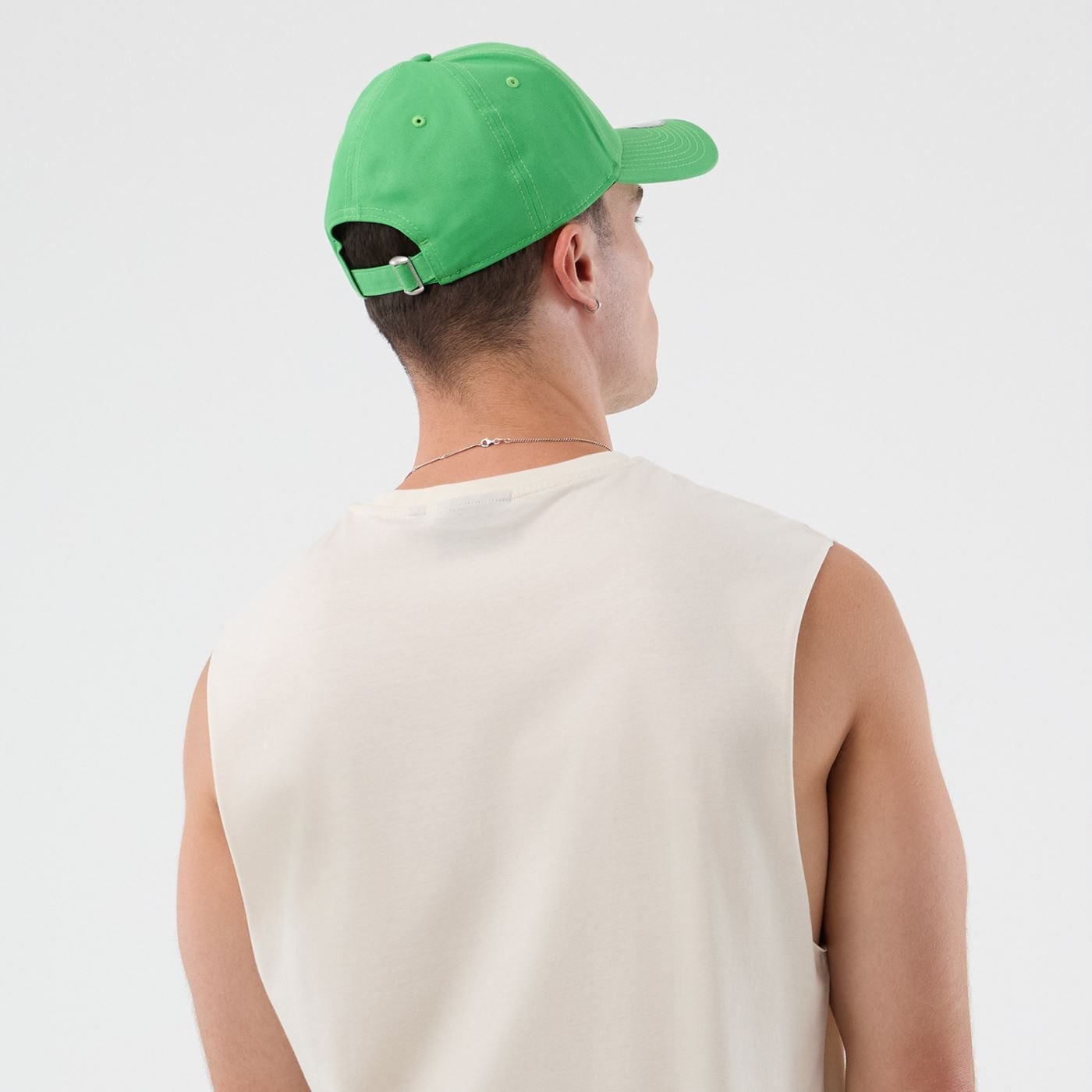 Regata New Era Basica Los Angeles Dodgers  Off White Off White 5