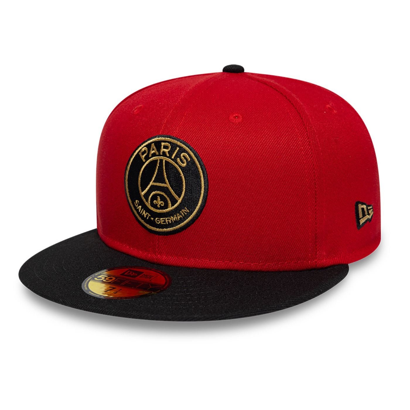 Bone New Era  59FIFTY Paris Saint Germain Vermelho