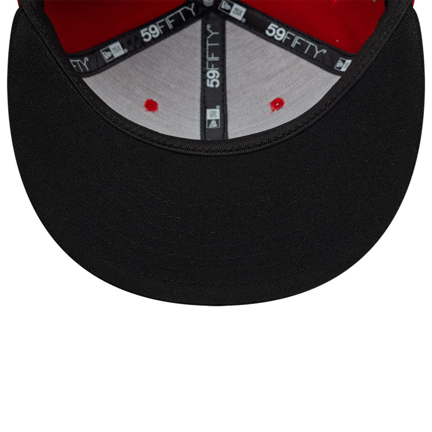 Bone New Era 59FIFTY Paris Saint Germain Vermelho Vermelho 5
