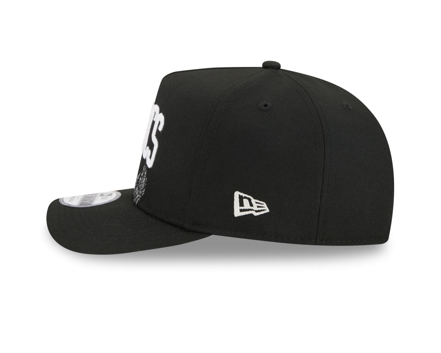 Bone New Era  9FIFTY  A-Frame Boston Celtics NBA Prata Preto 7