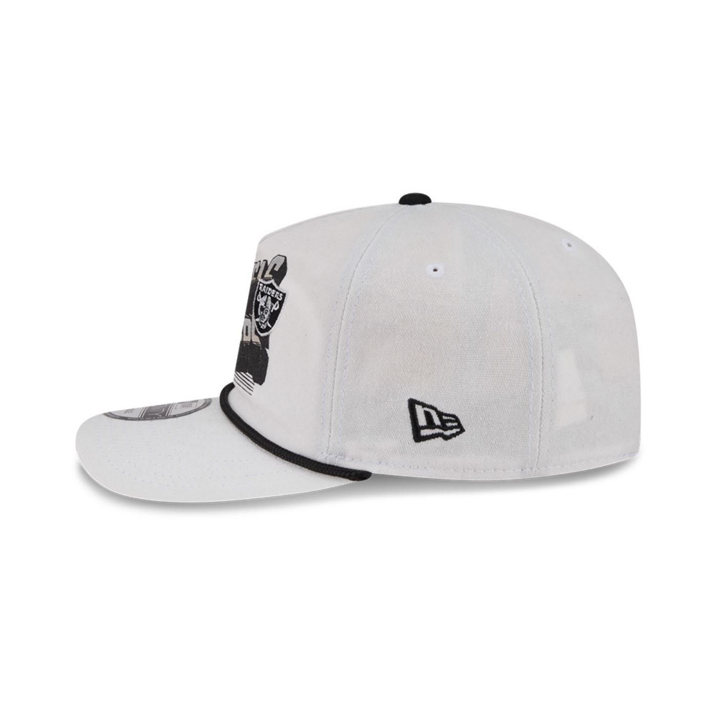 Bone New Era  19TWENTY Las Vegas Raiders  Branco Branco 5