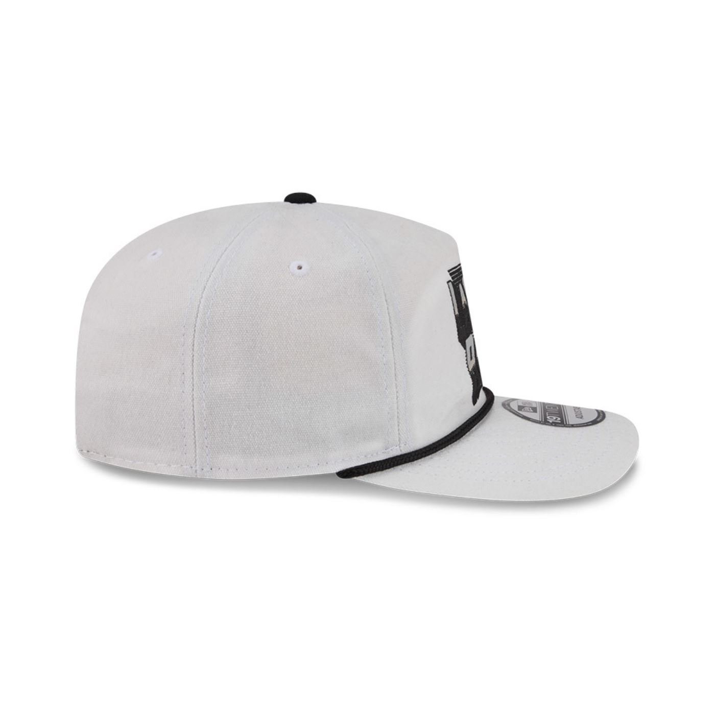 Bone New Era  19TWENTY Las Vegas Raiders  Branco Branco 6