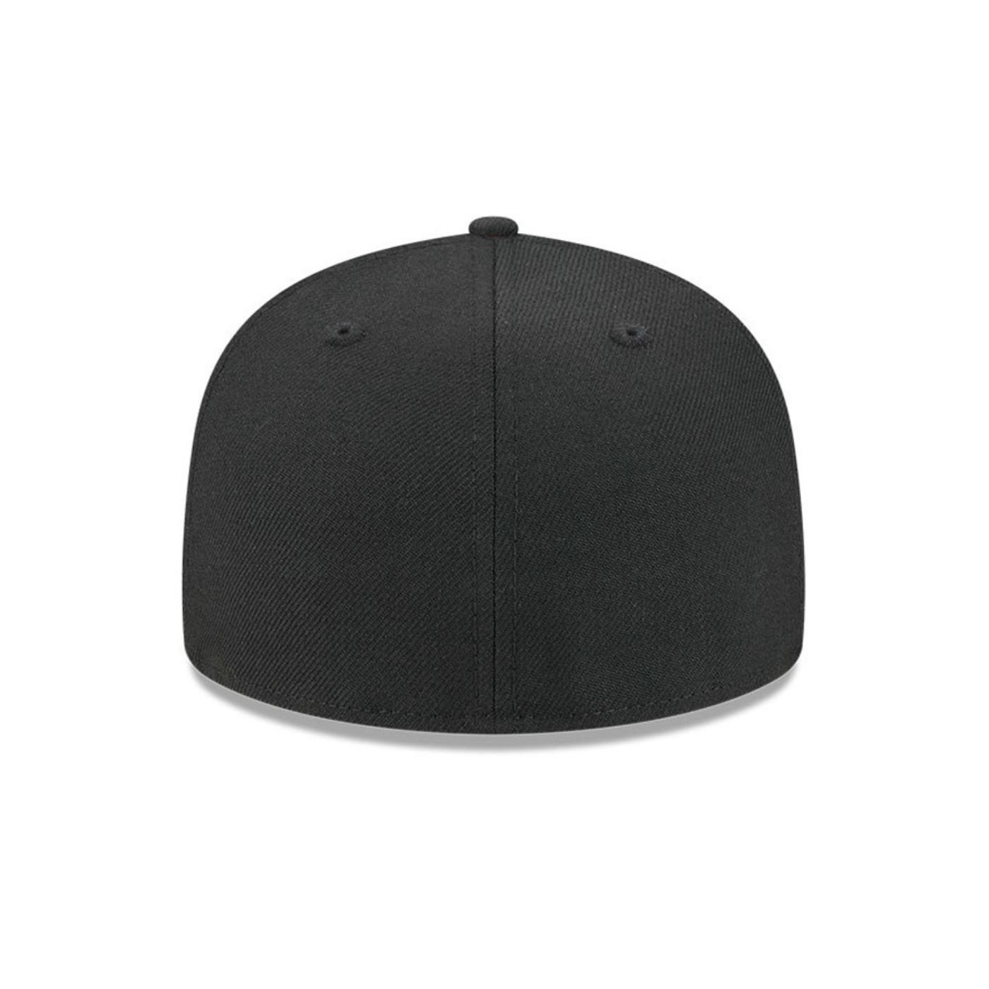 Bone New Era  59FIFTY New York Mets Preto Preto 3