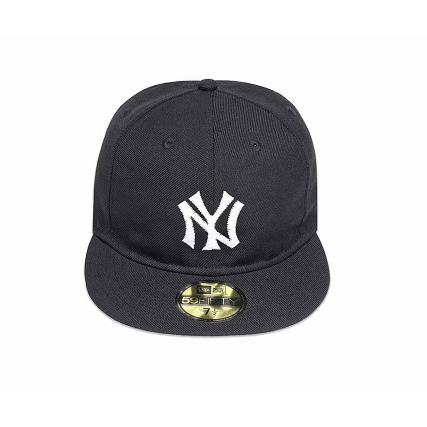 Bone New Era  59FIFTY New York Yankees Preto Preto 2