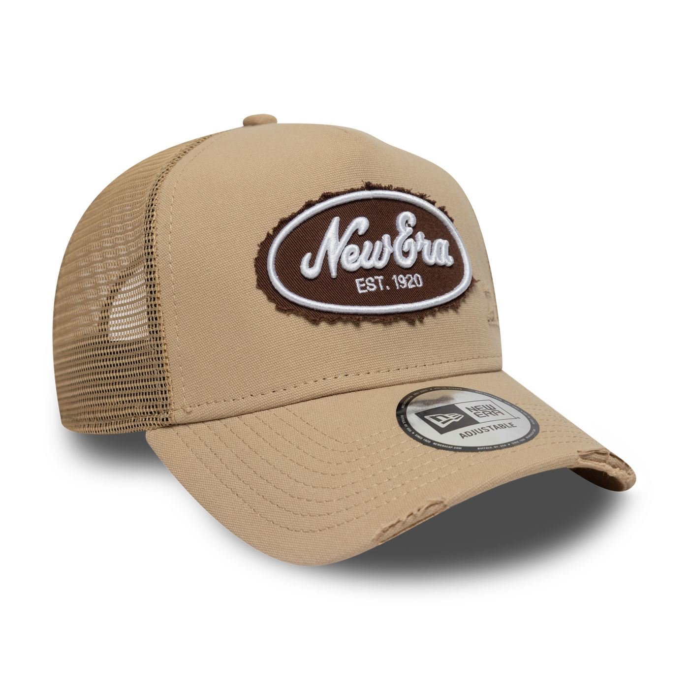 Bone New Era  9FORTY A-Frame Trucker New Era Bege Bege 3